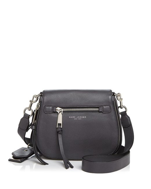 marc jacobs grey leather bag